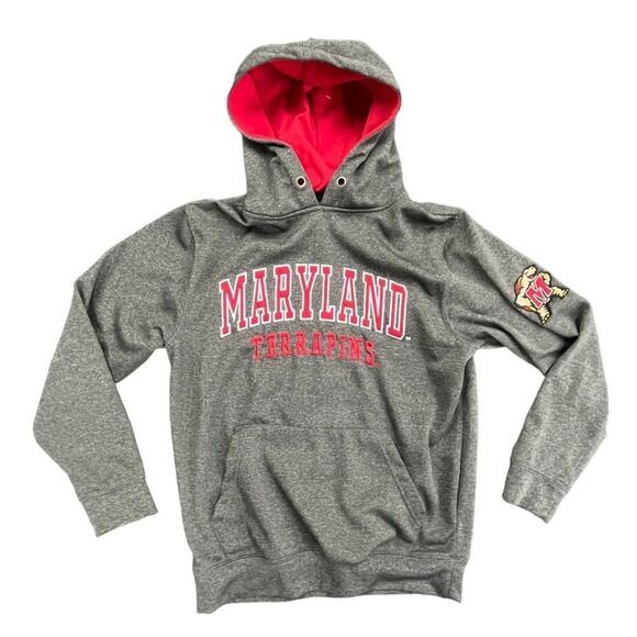 Y2K Colosseum Univeristy of Maryland pullover sweatshirt hoodie size small - Picture 1 of 7